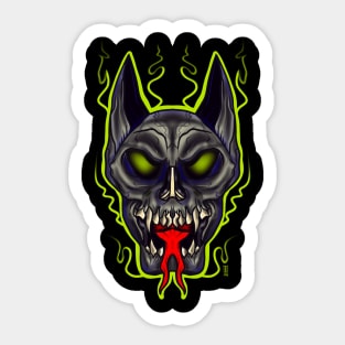 Bat skull Sticker